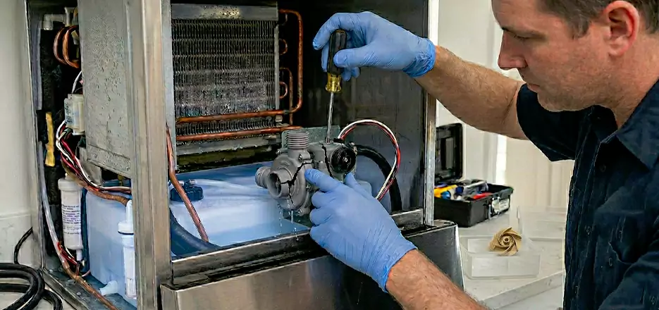 Commercial Ice Maker Water Pump Repair in West Haven