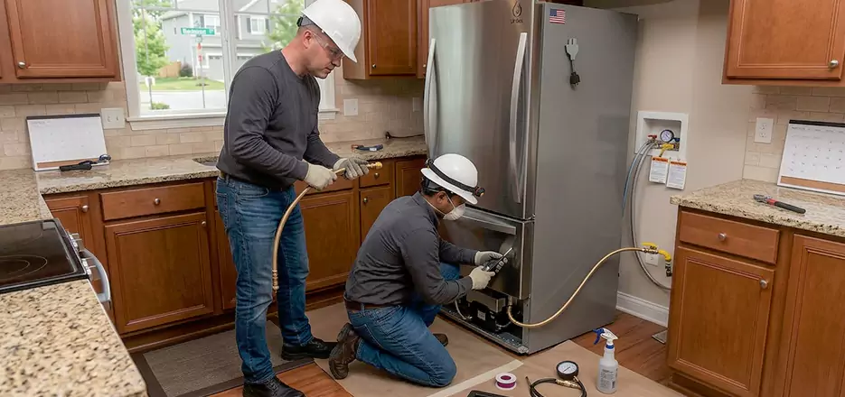 Propane Refrigerator Installation in West Haven